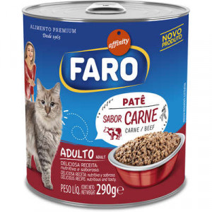 Lata Faro Sabor Carne Gatos Adultos - 290g